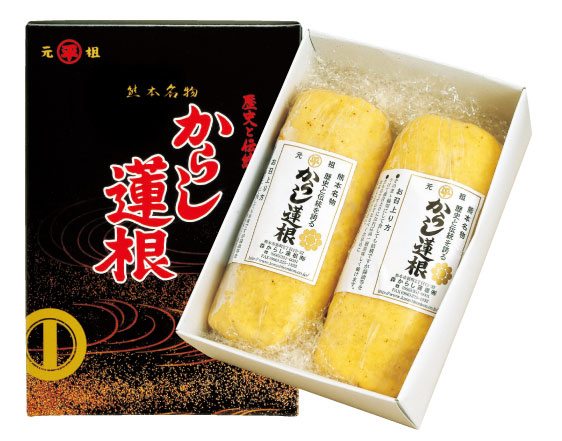 予約商品　からし蓮根（2本入）